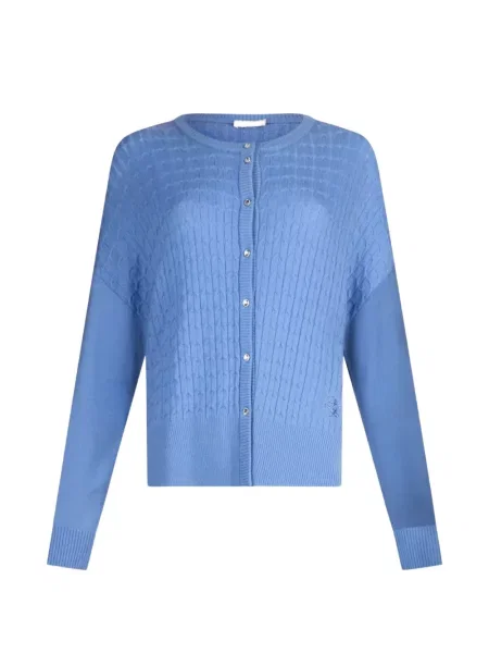 Cardigan Liu Jo tricotate albastru
