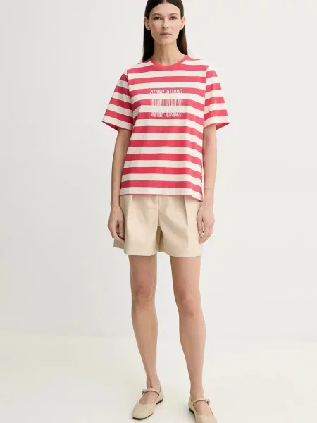 Stand Studio t-shirt Hallie czerwony