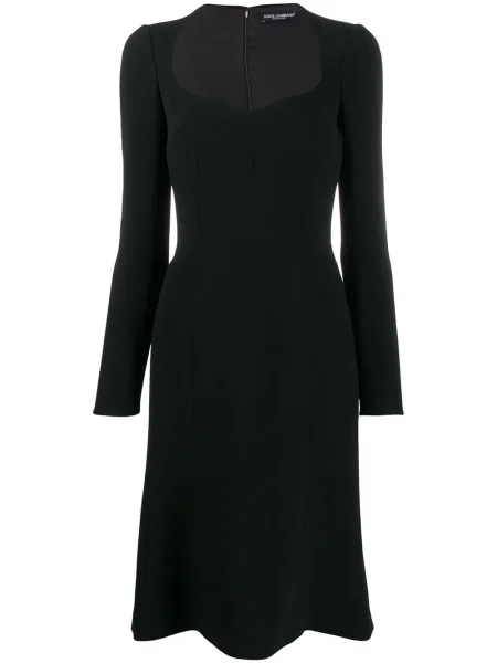 Rochie midi Dolce & Gabbana până la genunchi de costum negru