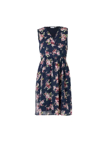 VILA Rochie VIEMMA bleumarin / oliv / magenta / rosé