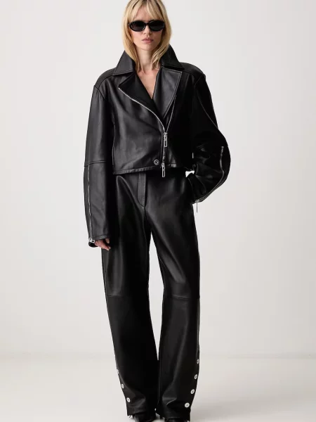 Кожаные брюки Sportmax