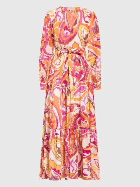 Сукня в принт пейслі Twinset помаранчева