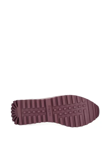 Sneakerși Blauer din piele de căprioară alb