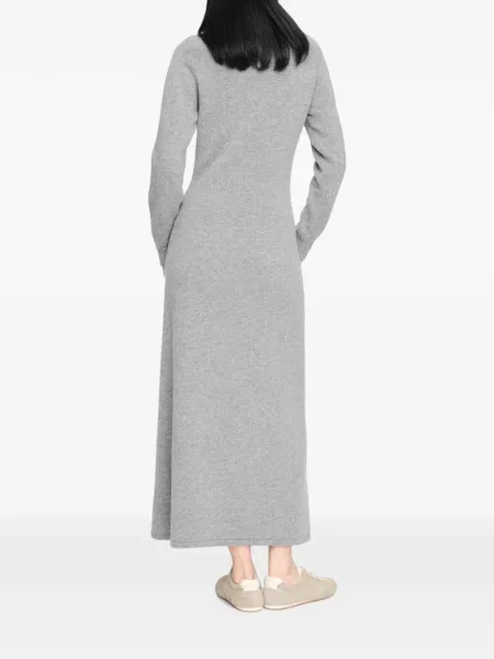 Rochie maxi Barrie tricotate gri
