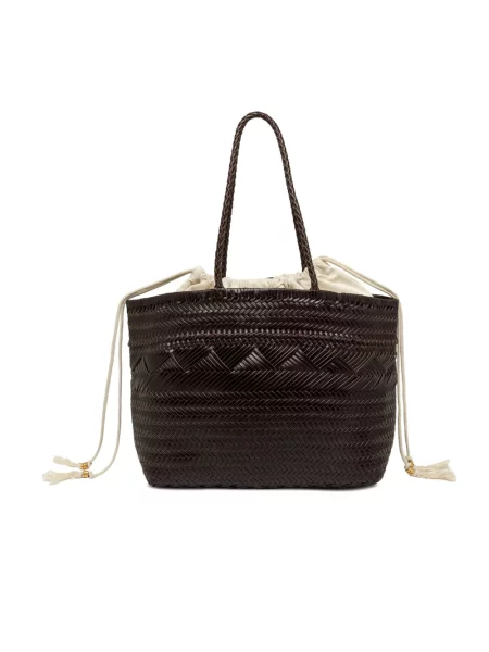 Shopperka Gianni Chiarini skórzana brązowa