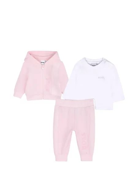 Komplet dresowy dziecięcy Bosswear różowy