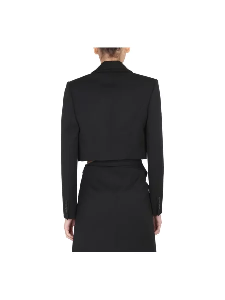 Marynarka Alexander Mcqueen wełniana czarna