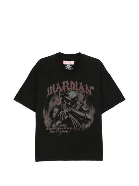 Tricou Warman cu imagine negru