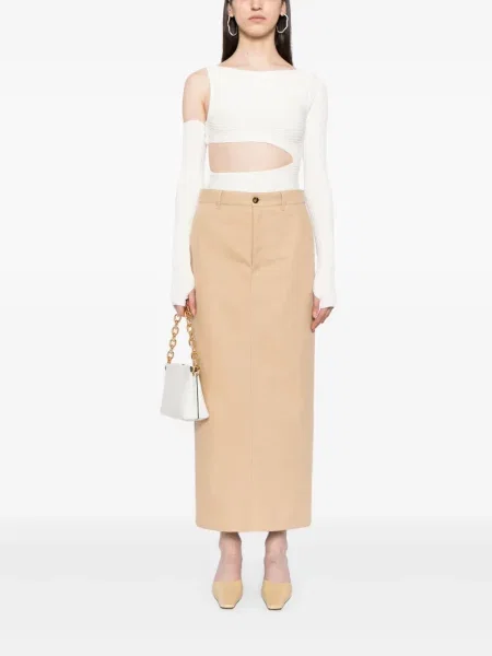 Maksi maxi sijonas Wardrobe.nyc ruda