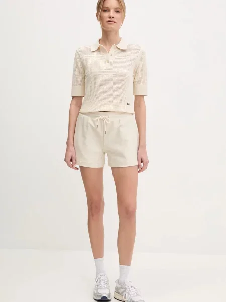 Koszulka polo Helly Hansen Salt Knit beżowa