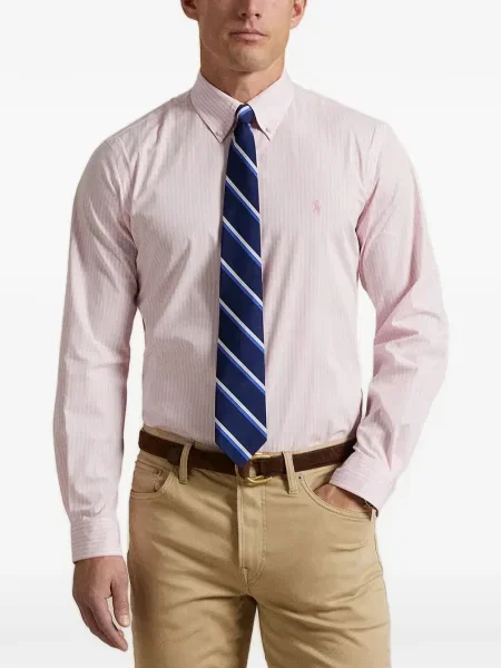 Bőr húzózsinór pólóing Polo Ralph Lauren barna