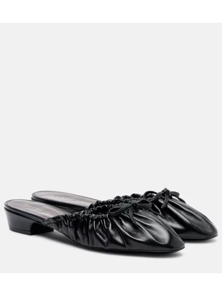 Kožené mules Herbert Levine černé