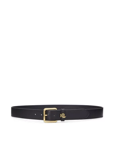 Lauren Ralph Lauren Ζώνη χρυσό μαύρο