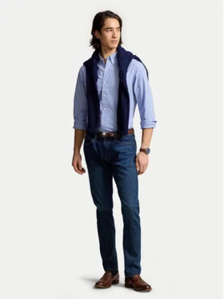 Polo Ralph Lauren Košile Světle modrá Custom Fit bílá