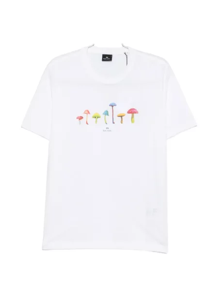 Tricou Ps Paul Smith cu imagine alb