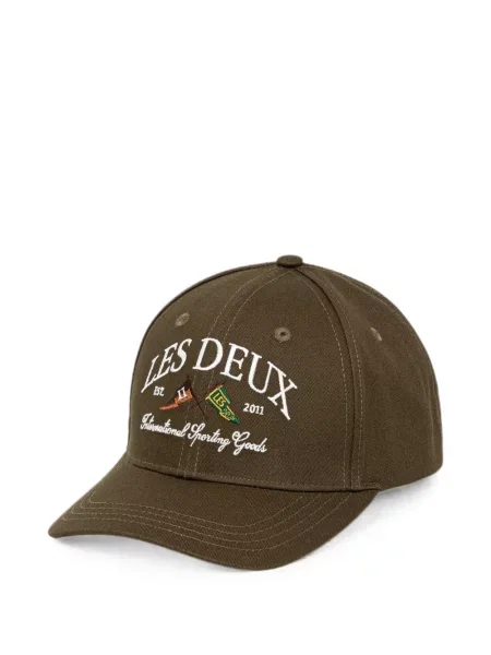 Șapcă Les Deux cu broderie verde