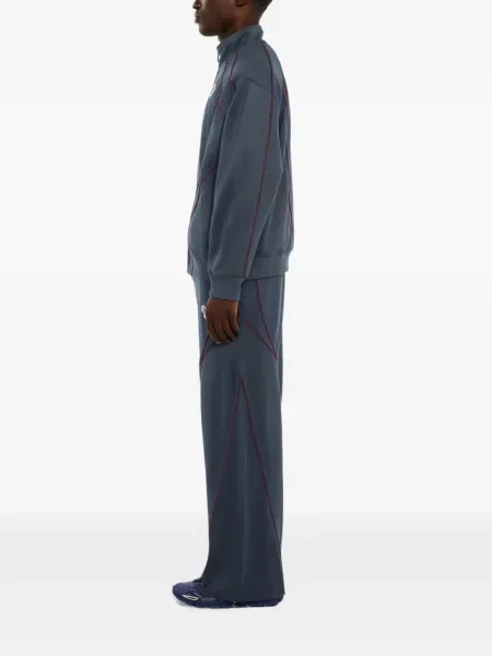 Pantaloni Off-white alergare alb