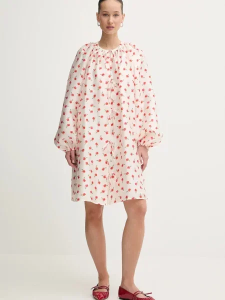 Stine Goya rochie mini evazați bej