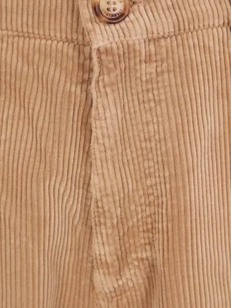 Pantaloni Brunello Cucinelli de catifea cord maro