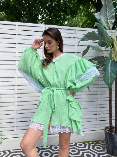 Сукня міні Milirud салатовий