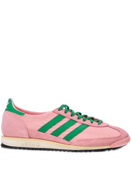 Sneakerși Adidas Originals din piele de căprioară cu dungi roz