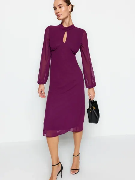 Gulerat rochie Trendyol țesută