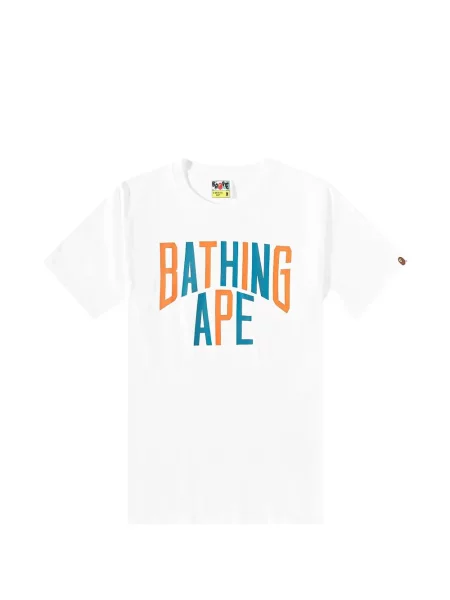 Tricou A Bathing Ape® cu imagine alb
