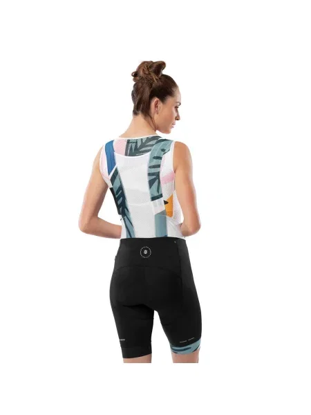 Spodenki rowerowe z szelkami BX SIROKO Jungle czarne