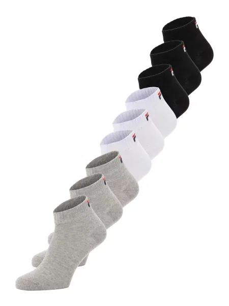 FILA Șosete gri amestecat / negru alb