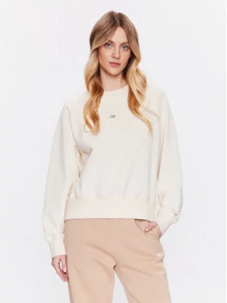 New Balance Mikina Écru Oversize