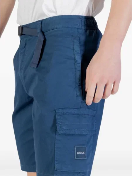 Öves cargo rövidnadrág Boss kék