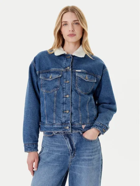 Guess Jeans Дънково яке син