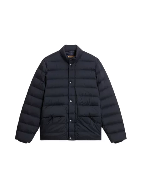 Kurtka puchowa Woolrich niebieska
