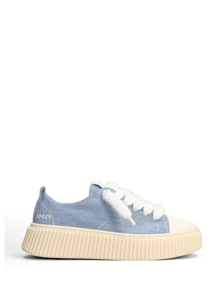Sneakerși Rhun cu platformă albastru