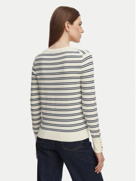 Tommy Hilfiger pulover za žene s pamukom bež