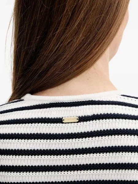 Cardigan Barbour cu dungi alb