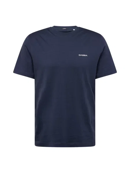 GABBA Tricou albastru închis alb