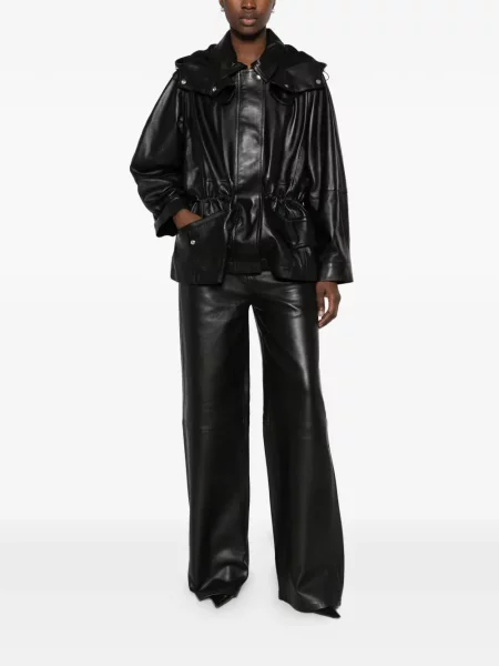 Pantaloni Lois Jeans din piele negru
