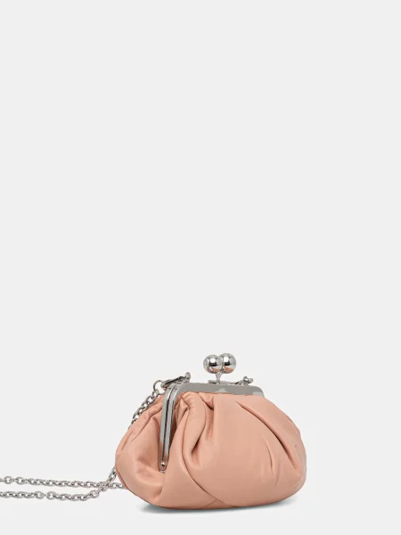 Шкіряна сумочка Weekend Max Mara PRATI рожевий