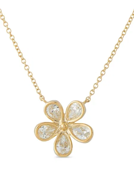 Colier Lb Exclusive cu model floral auriu