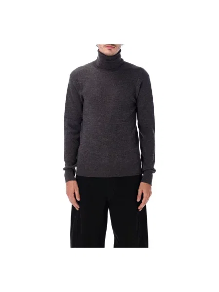 Sweter z golfem Lemaire do golfa brązowy