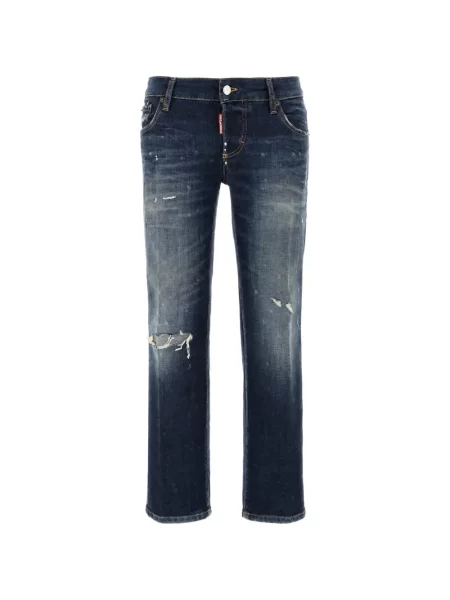 Blugi Dsquared2 zdrențuiți albastru