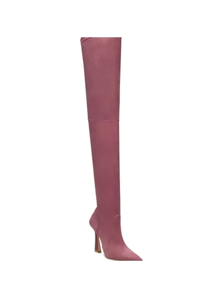 Kozaki Stuart Weitzman zamszowe czerwone