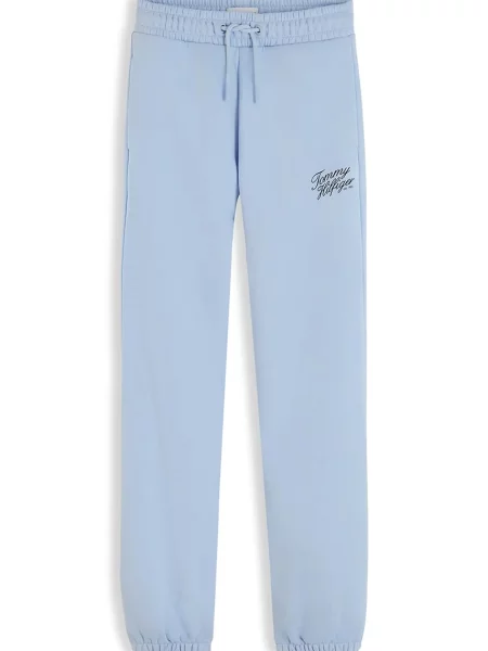 Tommy Hilfiger pantaloni de trening pentru femei cu albastru