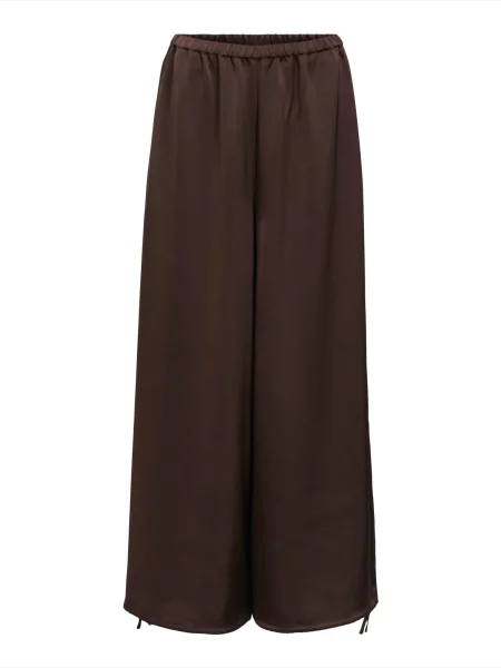 OBJECT Pantaloni largi OBJChilli ciocolatiu