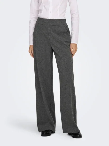 ONLY Pantaloni ONLGIA-DELUXE amestecat gri