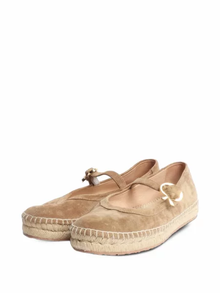Szarvasbőr csatos pántos espadrilles Gianvito Rossi