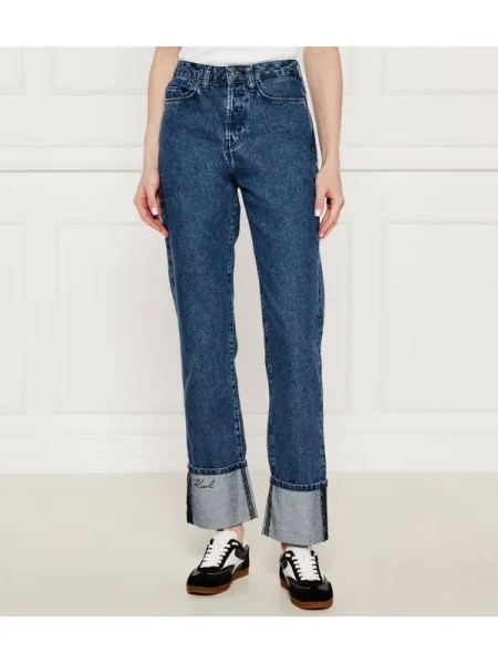 Karl Lagerfeld Blugi | Straight fit | high waist