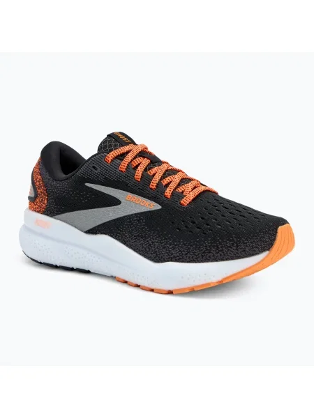 Дамски обувки за бягане Brooks Ghost 16 black/orange/white бяло