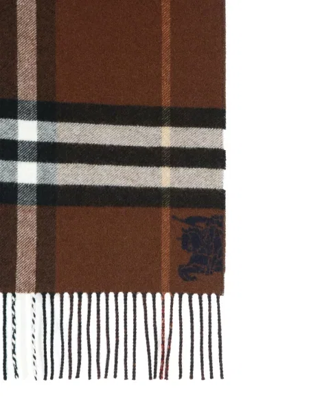 Fular Burberry din cașmir albastru